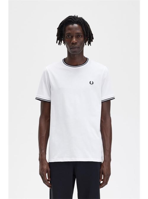 t-shirt bordino Fred Perry | M1588100